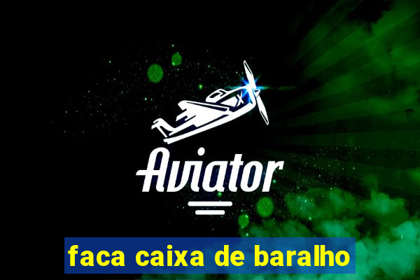 faca caixa de baralho